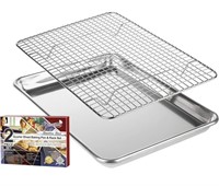 KITCHENATICS SMALL QUARTER SHEET BAKING PAN WITH