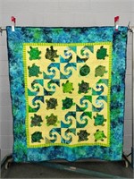 Home Made Turtle Quilt 50x58