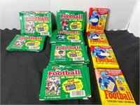 Lot of unopened Topps football stickers
