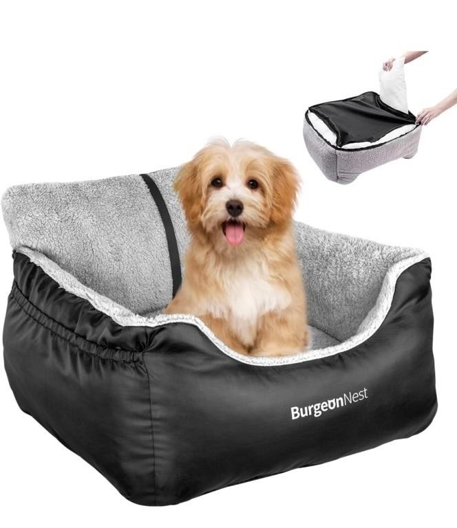 BurgeonNest Dog Car Seat for Small Dogs, Fully