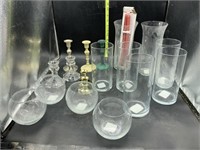 Candle holders and vases