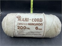 200yrds maxi-cord twisted herculon 6mm