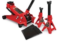 New Big Red Garage Combo 3-Ton Jack, Stands & Fend