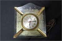 Sessions Electric Clock w/Etched Frame
