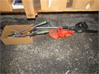 Pole Saw, Hedge Trimmer + Garden Tools