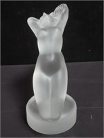 Lalique nude sculpture paperweight, "Chrysis"
