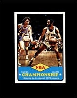 1973 Topps #68 Knicks/Lakers EX-MT to NRMT+