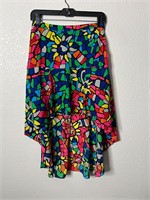 Very Colorful High Low Skirt