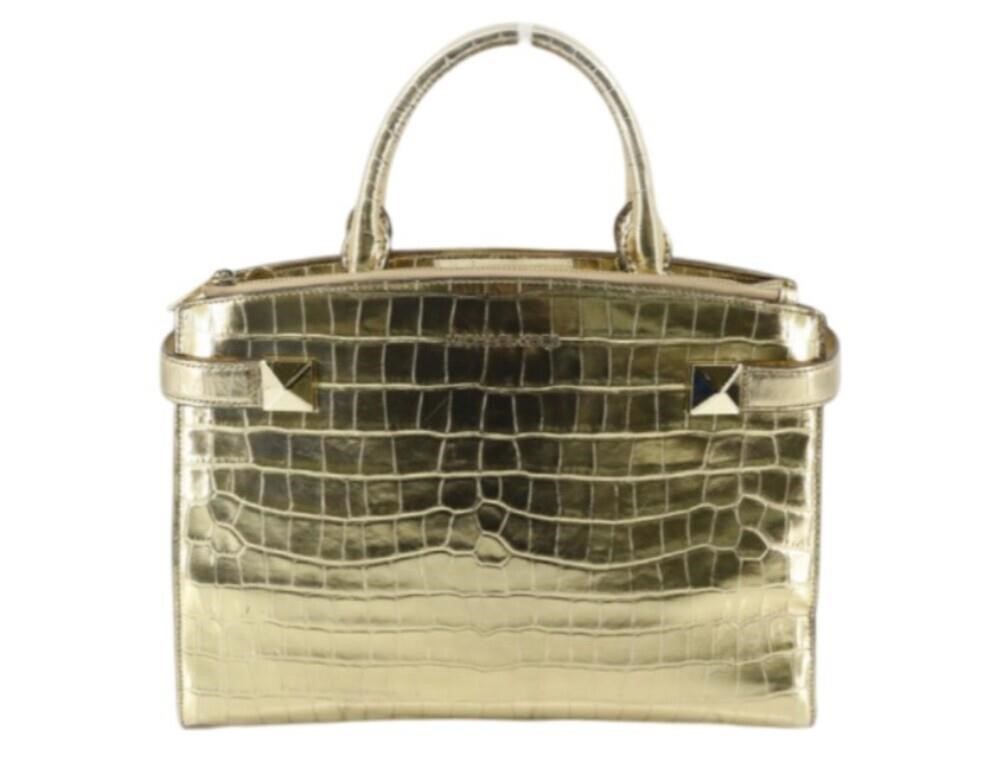 Michael Kors Metallic Embossed Handbag