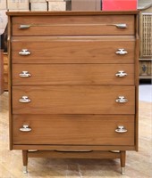 MCM 5 drawer Drew tall chest