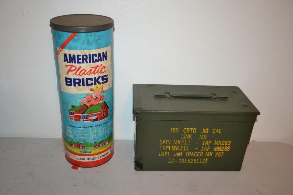 50cal Ammo Box, American Plastic Bricks