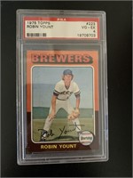 1975 Topps Robin Yount Brewers Rookie RC Baseball