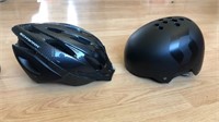 2 new bike helmets