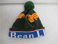 L.L. Bean Tightknit Hat With Pompom, Green