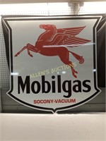 PLASTIC MOBILGAS SIGN