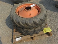 (2) 9.5/9-24 Tires & Rims