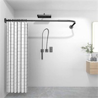 Shower Curtain Rod Curved