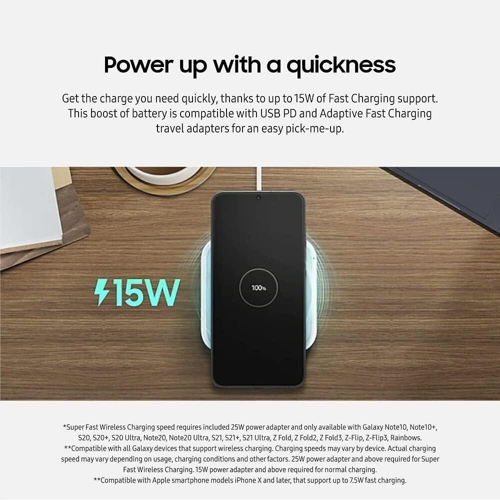 $60 SAMSUNG Super Fast Wireless Charger A92