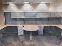 Office Cubicles, Desks & Cabinets Complete