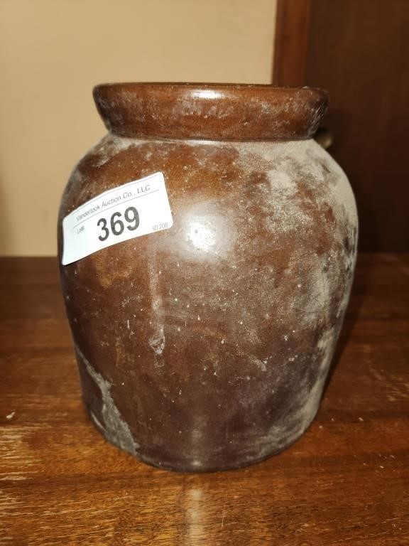 Vintage Stoneware / Crock Jar - approx 8"