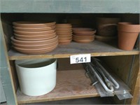 Terracotta Planters / Plates Lot