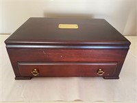 VGT Reed & Bardon Wooden Silver Chest w/ Drawer