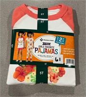 MM 5T Girls 4pc Pajama Set