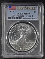 2021 AMERICAN SILVER EAGLE T-2