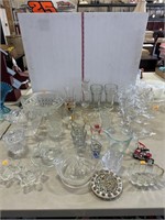 Vintage Clear glassware