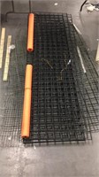 Stack of mesh wire panels