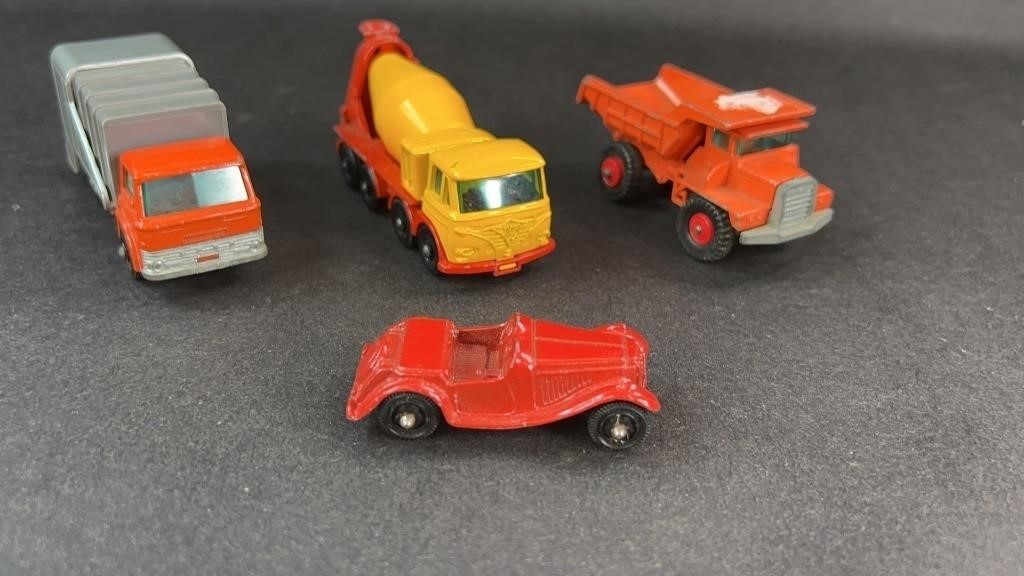 (3) MATCHBOX DIECAST TRUCKS MADE IN ENGLAND