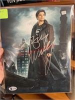 Beckett COA Signed Superman Picture (living room)