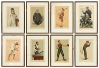 9 pc. Lot of Framed Vanity Fair Prints.