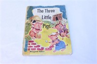 Vintage 1963 Three Little Pigs Book