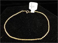 14K gold Bracelet 7 "