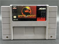 Vintage SNES Mortal Combat Game Cartridge