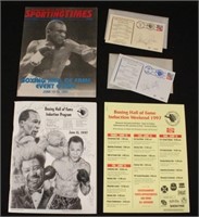 1997 Boxing Hall of Fame Program w/ Autographs