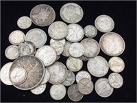 Silver canadian coins