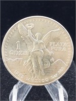 Silver 1 onza Mexican 999 silver 1oz