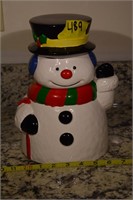 489: snowman cookie jar