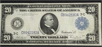 1914 20 $ FEDERAL RESERVE NOTE VF 35