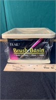 Brand New Plaid Brush Basin