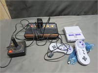Lot of 2 Mini Video Game Systems Atari NES