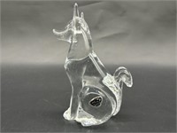 Vintage Konstglas Crystal Dog Figurine from Sweden