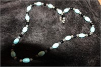 TURQOUISE BEADED NECKLACE
