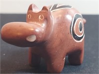 Zawadee Carved Stone Hippo Africa Soapstone