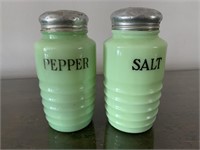 Jadeite Salt & Pepper