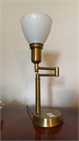 Brushed Brass Swing-Arm Desk Lamp Walter Von