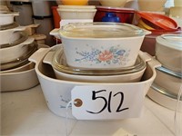 Corningware, all the same pattern