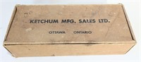 Vintage Ketchum Animal identification tagging kit
